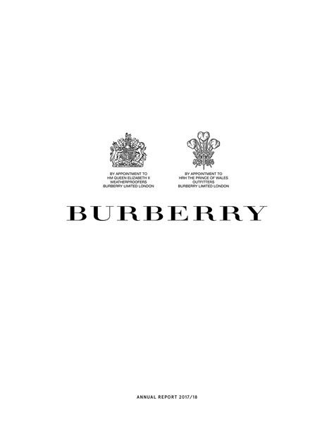 burberry plc annual report